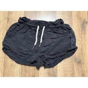 Love Tree Shorts, Youth Girls Size Small, Black, Drawstring, Casual Shorts
